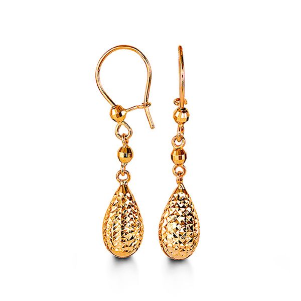 10kt Gold Leverback Drop Earrings Spicer Cole Fine Jewellers and Spicer Fine Jewellers Fredericton, NB