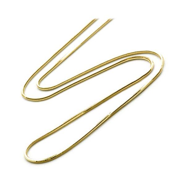 10kt Yellow Gold Snake Chain - 7.5