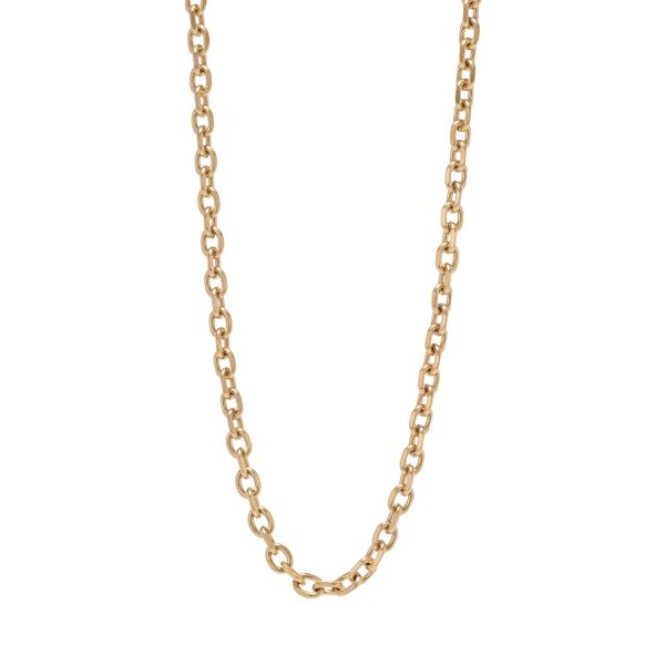 10kt Yellow Gold Rolo Link Chain - 18