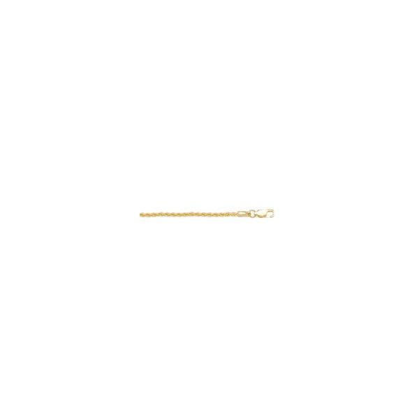 14kt Yellow Gold Wheat Link Chain - 22