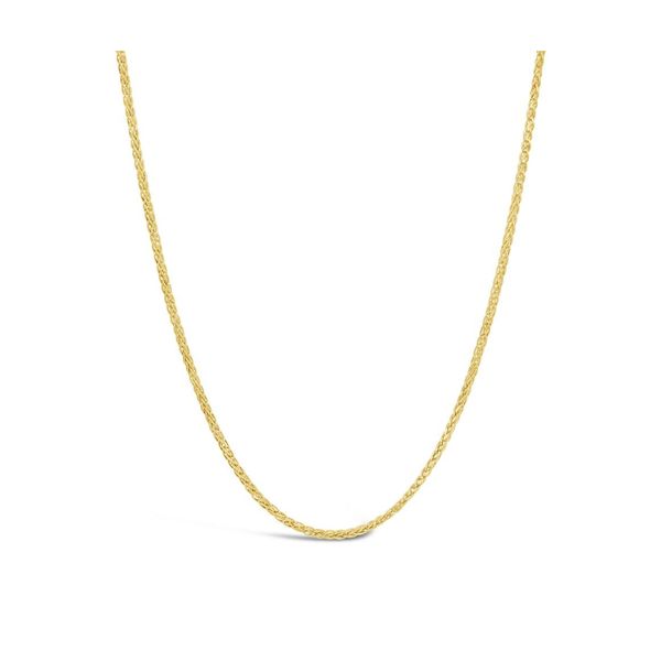 10kt Yellow Gold Wheat Link Chain - 18