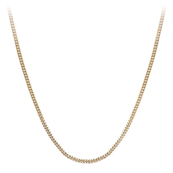 10kt Yellow Gold Curb Link Chain - 20