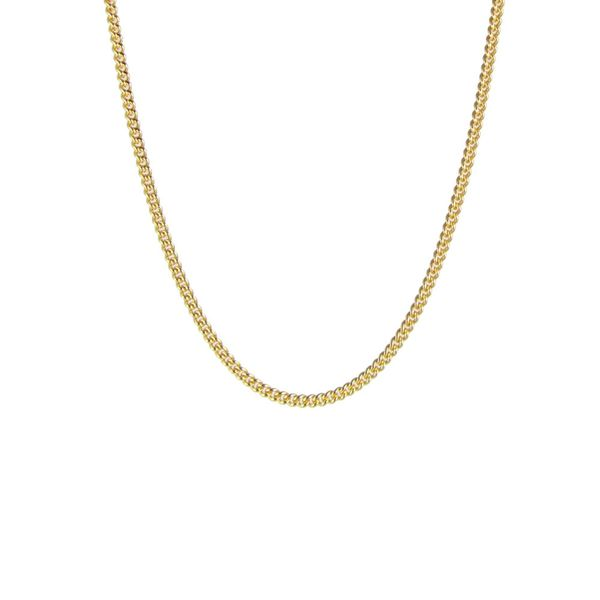10kt Yellow Gold Curb Link Chain - 18