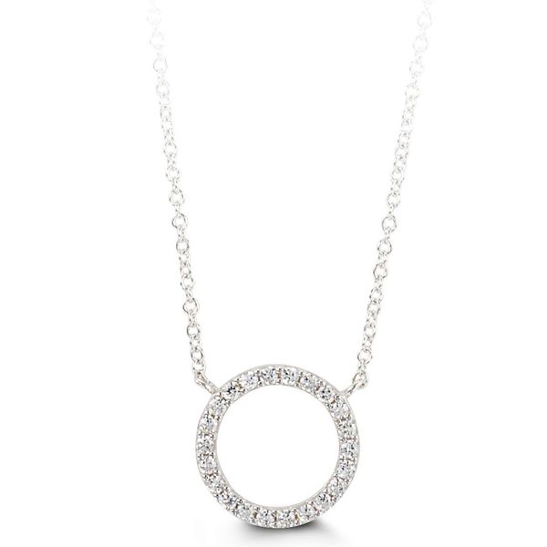 Bella Forever 10kt Gold Circle Necklace Spicer Cole Fine Jewellers and Spicer Fine Jewellers Fredericton, NB