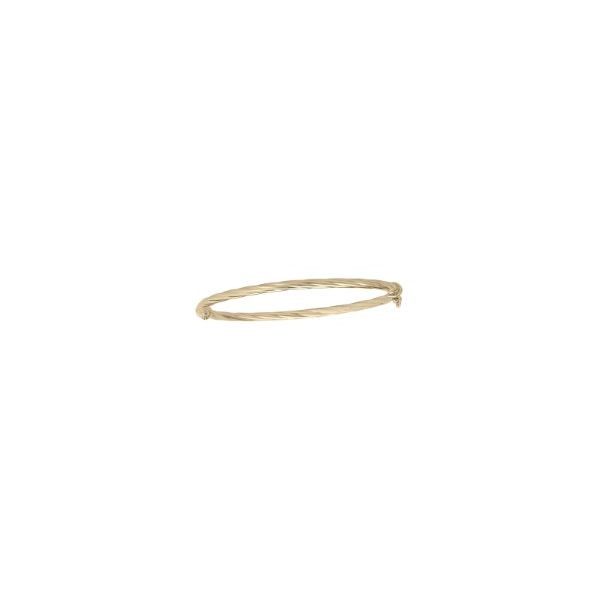 10Kt Yellow Gold Hinged Bangle Spicer Cole Fine Jewellers and Spicer Fine Jewellers Fredericton, NB