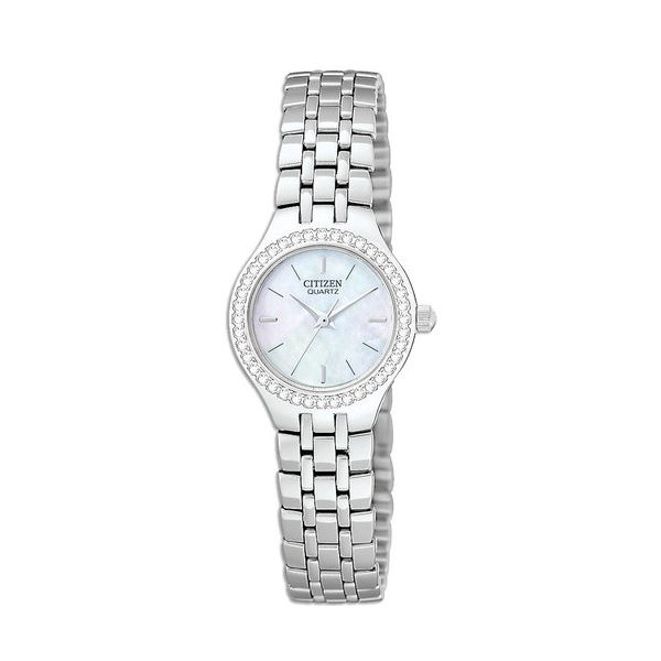 Citizen Mother of Pearl Bezel Quartz Watch Spicer Cole Fine Jewellers and Spicer Fine Jewellers Fredericton, NB