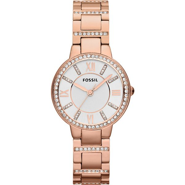 Fossil Virginia Rose Gold Tone Watch Spicer Cole Fine Jewellers and Spicer Fine Jewellers Fredericton, NB