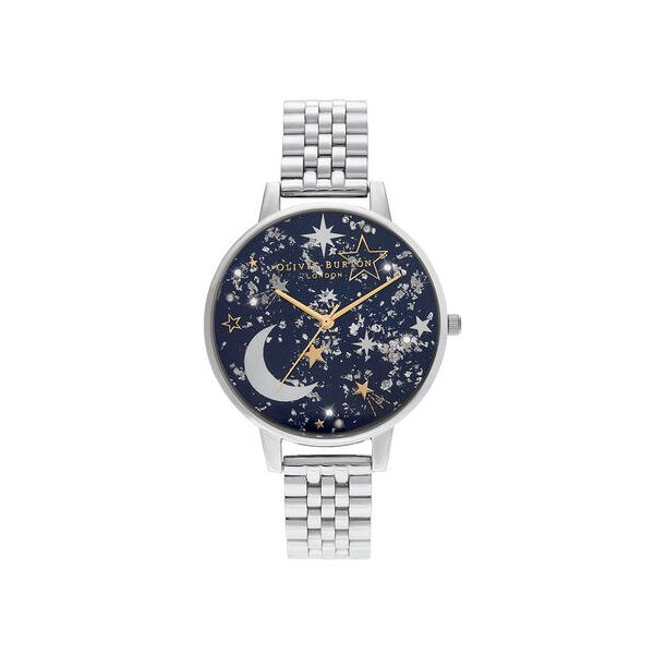 Celestial Navy Sunray, Gold & Silver Watch Spicer Cole Fine Jewellers and Spicer Fine Jewellers Fredericton, NB