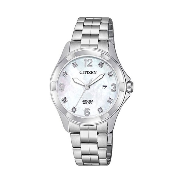 Citizen Silver Tone WR50 Quartz Watch Spicer Cole Fine Jewellers and Spicer Fine Jewellers Fredericton, NB