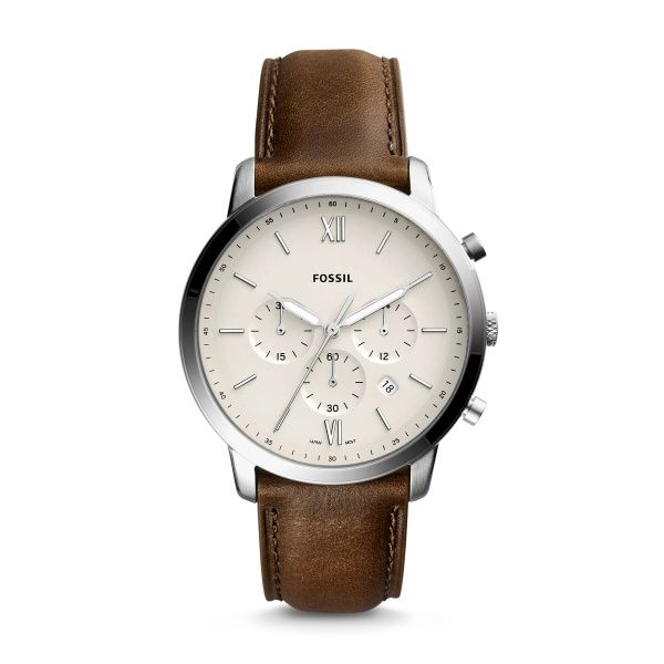 Fossil Neutra Chronograph Brown Leather Watch Spicer Cole Fine Jewellers and Spicer Fine Jewellers Fredericton, NB
