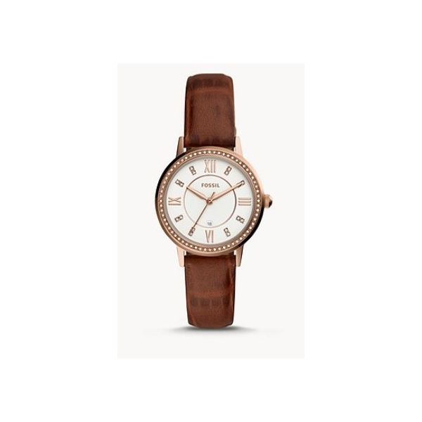 Fossil Gwen Three-Hand Date Brown Leather Watch Spicer Cole Fine Jewellers and Spicer Fine Jewellers Fredericton, NB