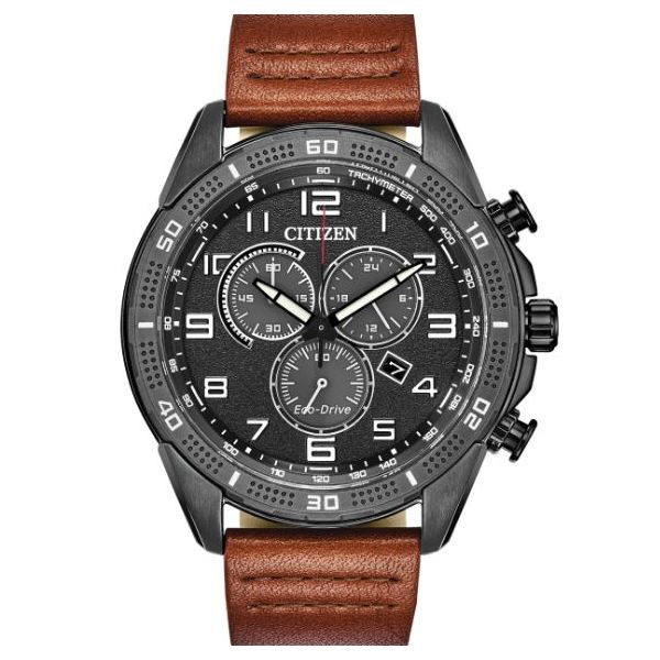 Citizen Drive Eco Drive Dark Brown Leather Watch Spicer Cole Fine Jewellers and Spicer Fine Jewellers Fredericton, NB