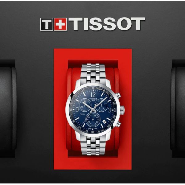 Tissot PRC 200 Chronograph Silver Tone Watch Image 2 Spicer Cole Fine Jewellers and Spicer Fine Jewellers Fredericton, NB