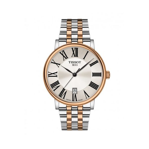 Tissot Carson Premium Powermatic 80 Two-Tone Watch Spicer Cole Fine Jewellers and Spicer Fine Jewellers Fredericton, NB