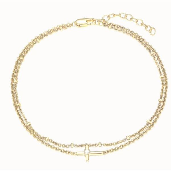 Reign Cross Anklet Spicer Cole Fine Jewellers and Spicer Fine Jewellers Fredericton, NB