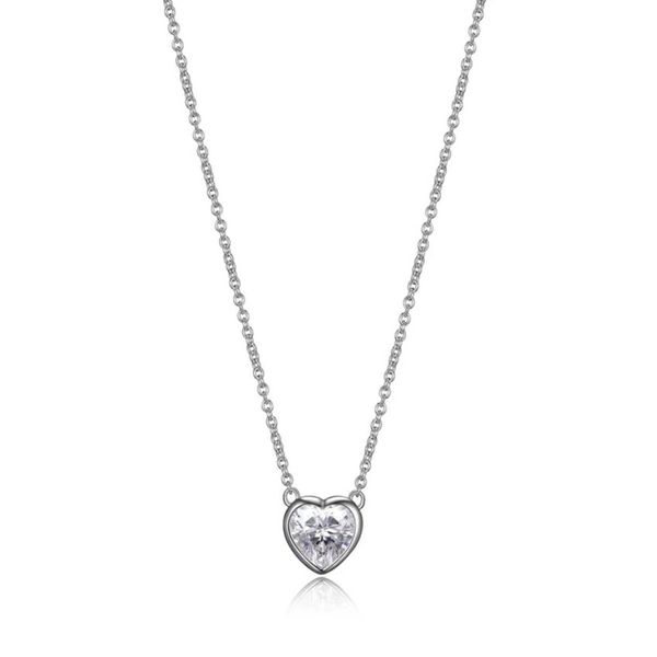 Reign Heart CZ Necklace Spicer Cole Fine Jewellers and Spicer Fine Jewellers Fredericton, NB