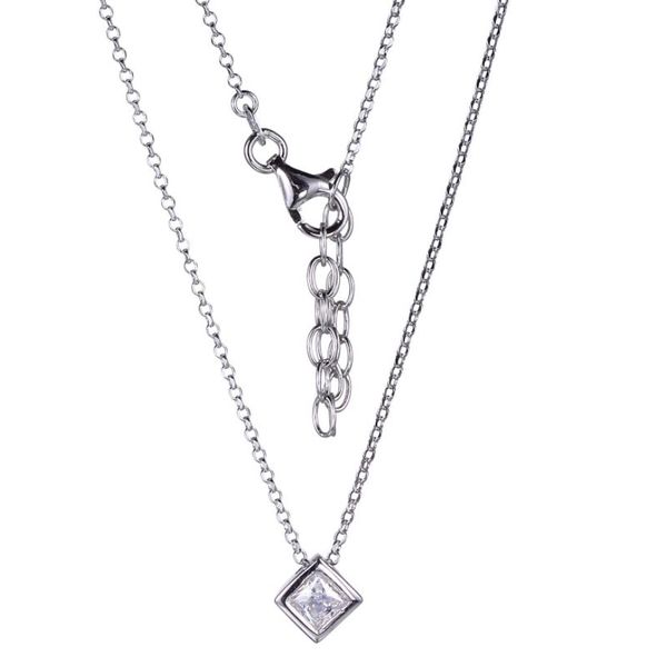 Reign Princess Cut Necklace Spicer Cole Fine Jewellers and Spicer Fine Jewellers Fredericton, NB