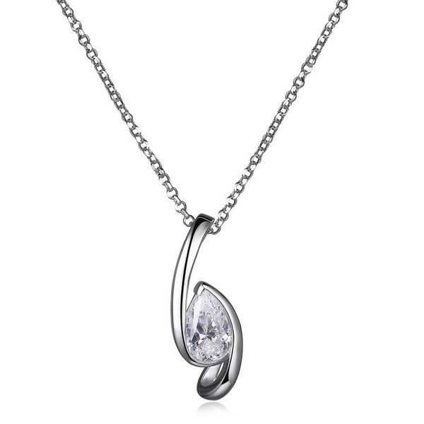 Elle Promises Sterling Silver Bypass Necklace Spicer Cole Fine Jewellers and Spicer Fine Jewellers Fredericton, NB