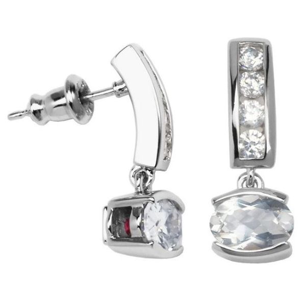 CZ Collection Drop Stud Earrings Spicer Cole Fine Jewellers and Spicer Fine Jewellers Fredericton, NB