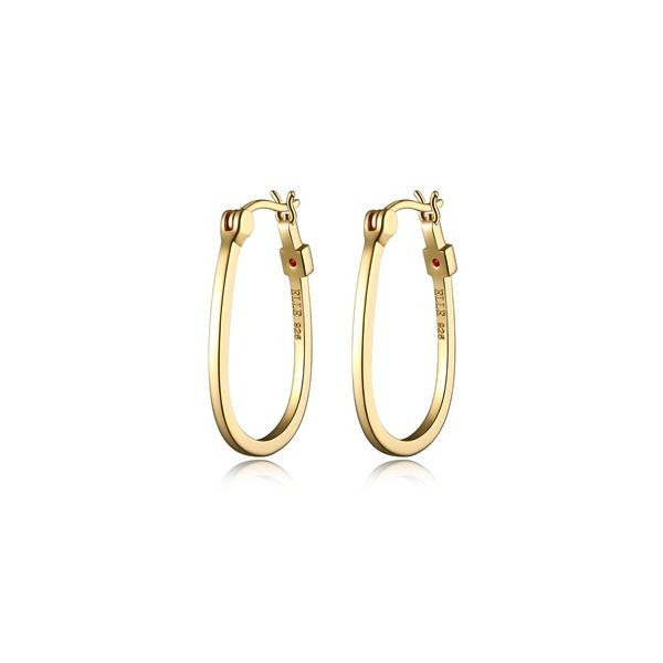Trinity Collection Oval Hoop Earrings Spicer Cole Fine Jewellers and Spicer Fine Jewellers Fredericton, NB