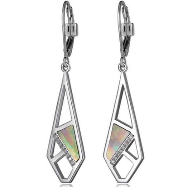Mother Of Pearl Dangle Leverback Earrings Spicer Cole Fine Jewellers and Spicer Fine Jewellers Fredericton, NB