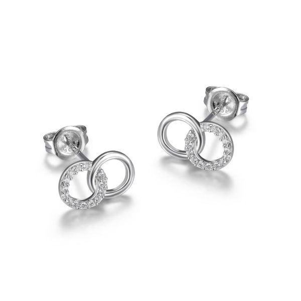 Reign Interlocking Circle Stud Earrings Spicer Cole Fine Jewellers and Spicer Fine Jewellers Fredericton, NB