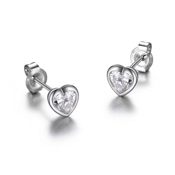 Reign Heart Shaped Stud Earrings Spicer Cole Fine Jewellers and Spicer Fine Jewellers Fredericton, NB