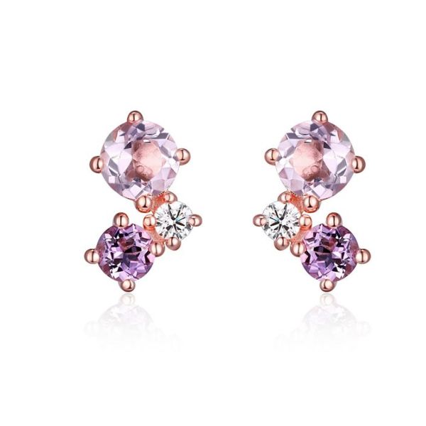 Reign Pink Amethyst Stud Earrings Spicer Cole Fine Jewellers and Spicer Fine Jewellers Fredericton, NB
