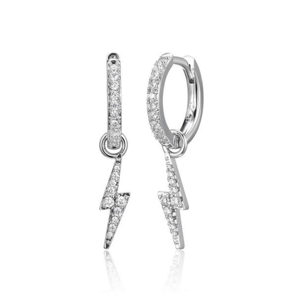 Reign Lightning Huggie Earrings Spicer Cole Fine Jewellers and Spicer Fine Jewellers Fredericton, NB