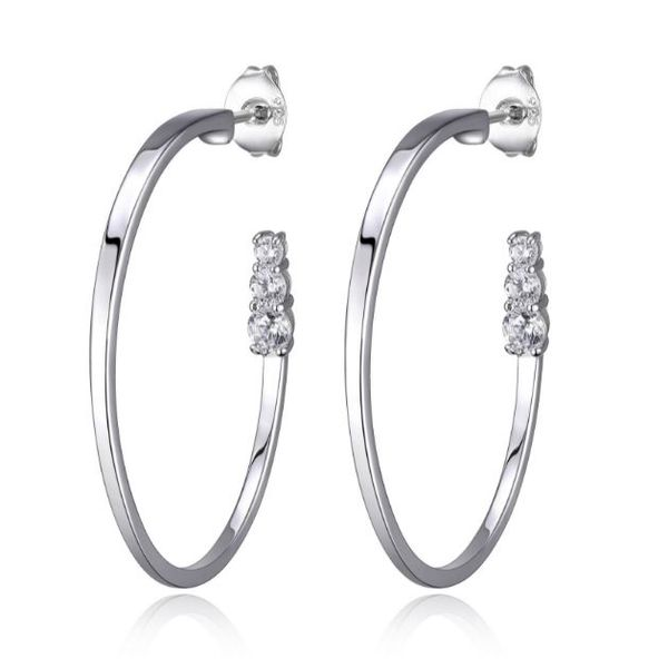 Reign Tapered Hoop Earrings Spicer Cole Fine Jewellers and Spicer Fine Jewellers Fredericton, NB