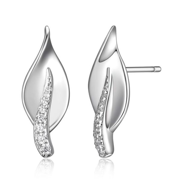 Foliage Collection Leaf Stud Earrings Spicer Cole Fine Jewellers and Spicer Fine Jewellers Fredericton, NB