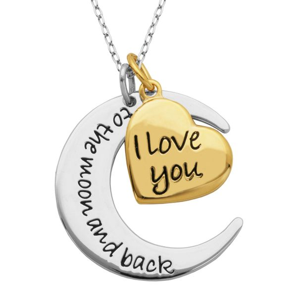 I Love You To The Moon And Back Pendant Spicer Cole Fine Jewellers and Spicer Fine Jewellers Fredericton, NB