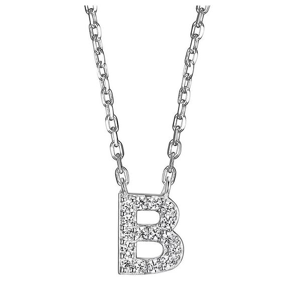 Reign Initial B Necklace Spicer Cole Fine Jewellers and Spicer Fine Jewellers Fredericton, NB