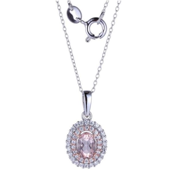 Reign Bridal Collection Double Halo Pendant Spicer Cole Fine Jewellers and Spicer Fine Jewellers Fredericton, NB