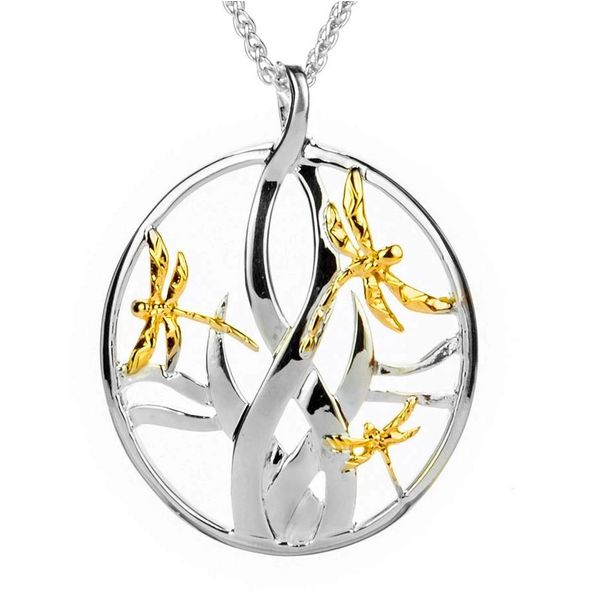 Dragonfly In Reeds Pendant Small Spicer Cole Fine Jewellers and Spicer Fine Jewellers Fredericton, NB