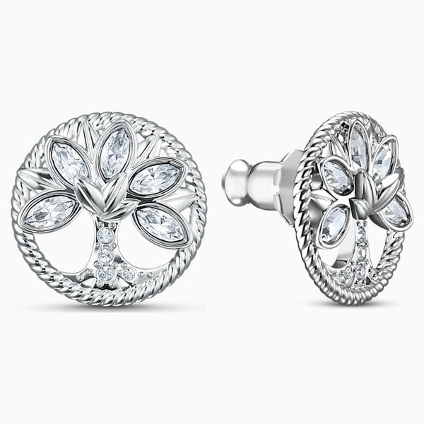 Swarovski Symbolic Tree Of Life Stud Pierced Earrings Spicer Cole Fine Jewellers and Spicer Fine Jewellers Fredericton, NB