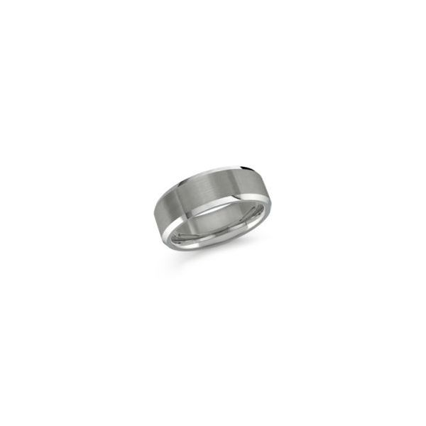 Grey Satin Tungsten 8mm Wedding Band - Size 9 Spicer Cole Fine Jewellers and Spicer Fine Jewellers Fredericton, NB