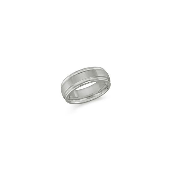 Grey Tungsten Satin & Polished Wedding Band - Size 10.5 Spicer Cole Fine Jewellers and Spicer Fine Jewellers Fredericton, NB