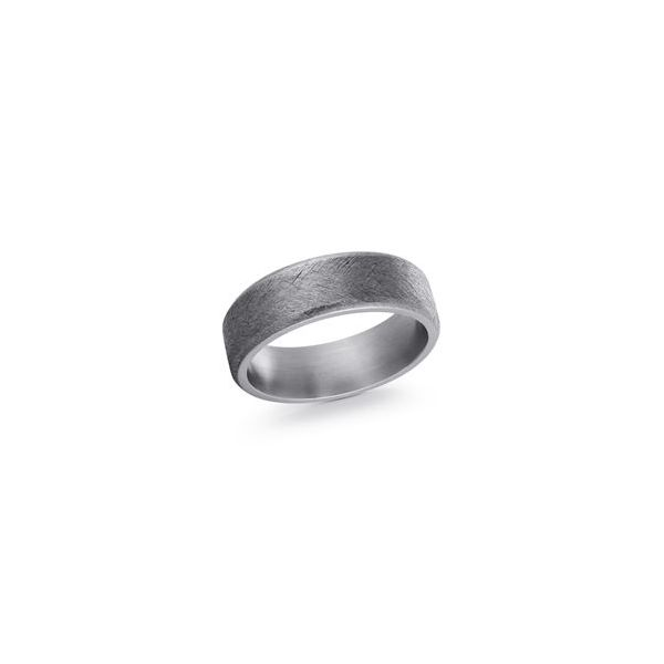 Grey Scratch Tantalum 7mm Wedding Band - Size 12 Spicer Cole Fine Jewellers and Spicer Fine Jewellers Fredericton, NB