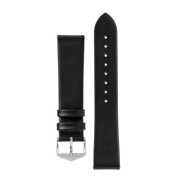 Toronto Leather Watch Strap in Black - 20mm - Long Spicer Cole Fine Jewellers and Spicer Fine Jewellers Fredericton, NB
