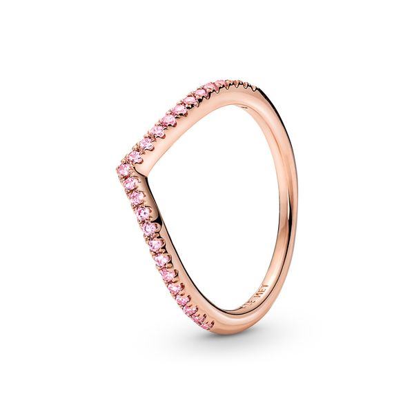 Pandora Wishbone 14K Rose Gold-Plated Ring-46 Spicer Cole Fine Jewellers and Spicer Fine Jewellers Fredericton, NB