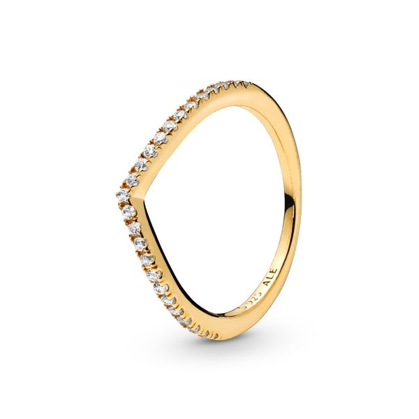 Pandora Sparkling Wishbone Ring-52 Spicer Cole Fine Jewellers and Spicer Fine Jewellers Fredericton, NB