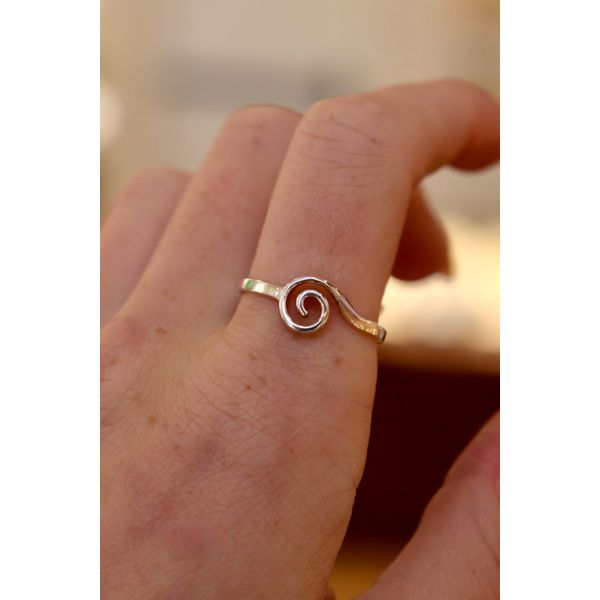 Fiddlehead Silver Ring Size 5 Image 2 Spicer Merrifield Saint John, 