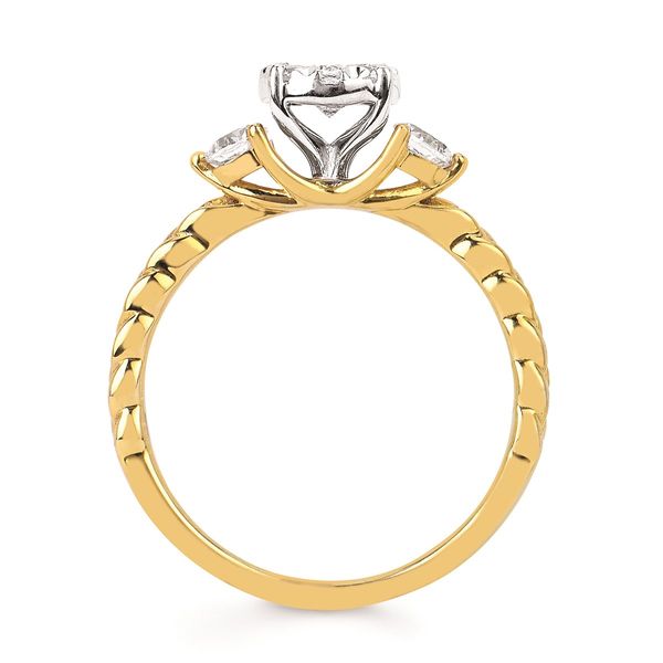 14kt Yellow Gold iCherish™ Engagement Ring Image 2 Stambaugh Jewelers Defiance, OH
