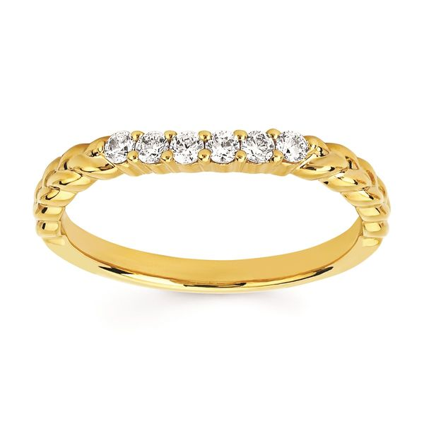 14kt Yellow Gold Diamond Wedding Band Stambaugh Jewelers Defiance, OH