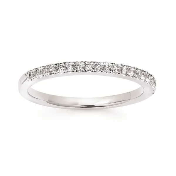 14kt White Gold Diamond Wedding Band Stambaugh Jewelers Defiance, OH