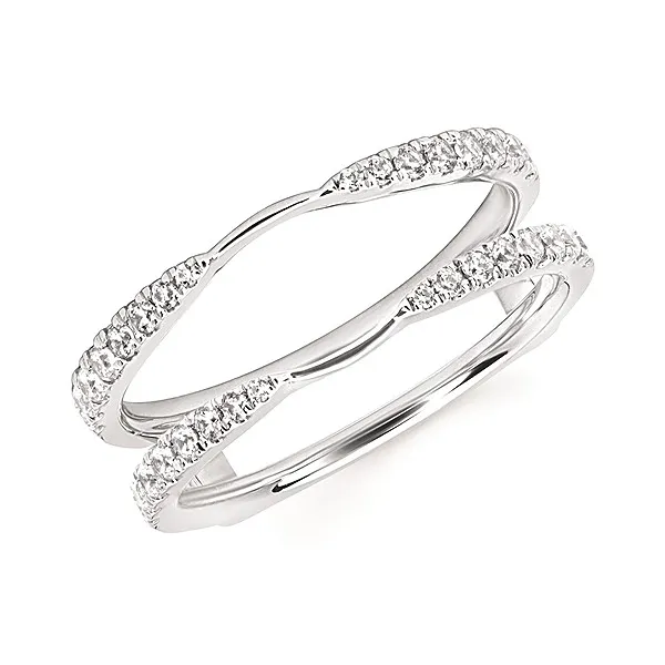 14Kt White Gold Diamond Jacket Wedding Ring Stambaugh Jewelers Defiance, OH