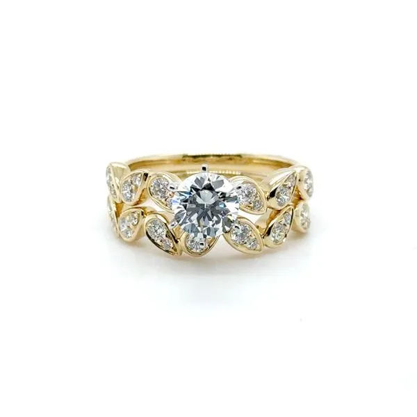 14K Yellow Gold Diamond Wedding Band