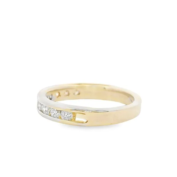 14kt Yellow Gold 1/2 carat Diamond Band Image 4 Stambaugh Jewelers Defiance, OH
