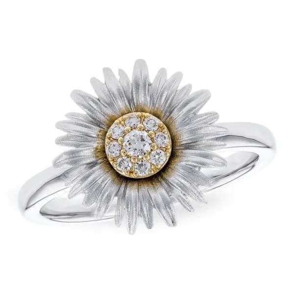 14kt White and Yellow Gold Diamond Ring Stambaugh Jewelers Defiance, OH